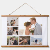 Creëer Uw eigen fotocollage 6 Hangend Wandkleed (Voorkant)