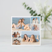 Creëer Uw eigen fotocollage 6 Kaart (Staand voorkant)