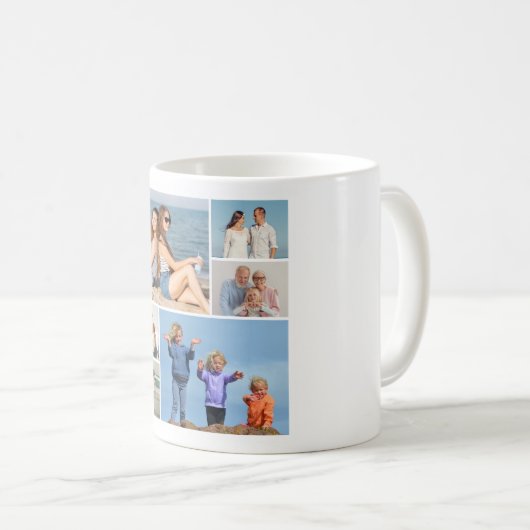 Creëer Uw eigen fotocollage 6 Koffiemok (Voorkant rechts)