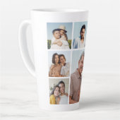 Creëer Uw eigen fotocollage 6 Latte Mok (Linkerhoek)
