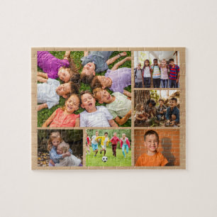Creëer Uw eigen fotocollage 6 Legpuzzel