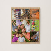 Creëer Uw eigen fotocollage 6 Legpuzzel (Verticaal)