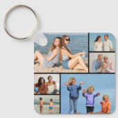 Creëer Uw eigen fotocollage 6 Sleutelhanger (Voorkant)