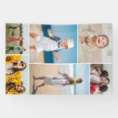 Creëer Uw eigen fotocollage 6 Spandoek (Horizontaal)