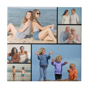 Creëer Uw eigen fotocollage 6 Tegeltje