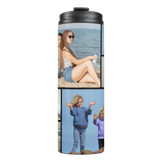 Creëer Uw eigen fotocollage 6 Thermosbeker (Voorkant)
