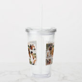 Creëer Uw eigen fotocollage 7 Acryl Drinkbeker (Rechts)