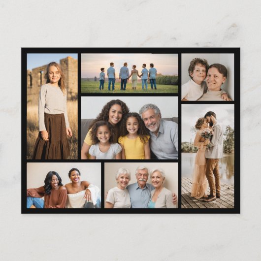 Creëer Uw eigen fotocollage 7 Briefkaart (Voorkant)