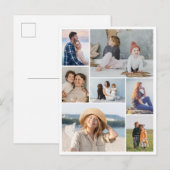 Creëer Uw eigen fotocollage 7 Briefkaart (Voorkant / Achterkant)
