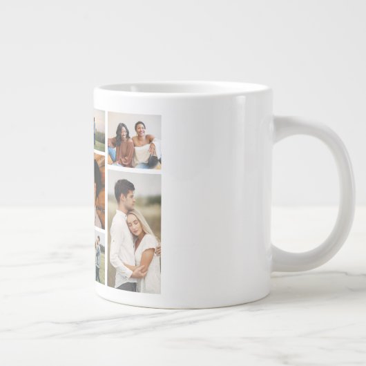 Creëer Uw eigen fotocollage 7 Extra Grote Beker (Rechts)