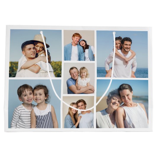 Creëer Uw eigen fotocollage 7 Groot Cadeauzakje (Achterkant)
