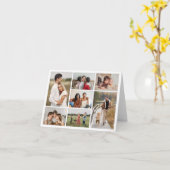 Creëer Uw eigen fotocollage 7 Kaart (Gele Bloem)