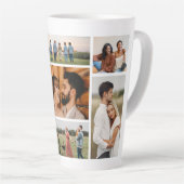 Creëer Uw eigen fotocollage 7 Latte Mok (Rechterhoek)