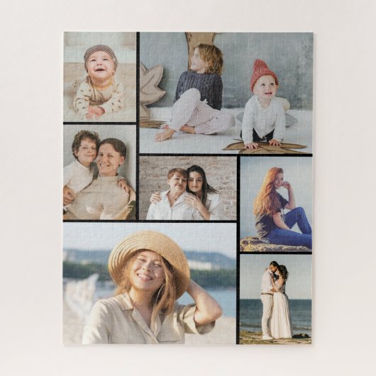 Creëer Uw eigen fotocollage 7 Legpuzzel (Verticaal)