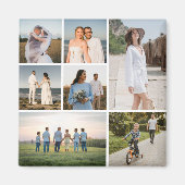 Creëer Uw eigen fotocollage 7 Magneet (Voorkant)