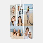 Creëer Uw eigen fotocollage 7 Metalen Ornament (Voorkant links)