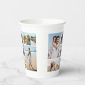 Creëer Uw eigen fotocollage 7 Papieren Bekers (Links)