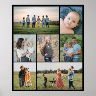 Creëer Uw eigen fotocollage 7 Poster