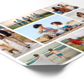 Creëer Uw eigen fotocollage 7 Poster (Hoek)