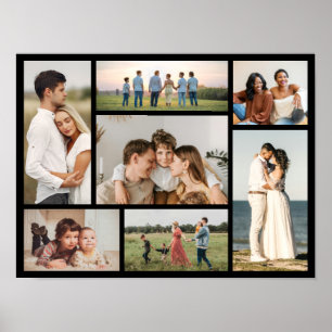 Creëer Uw eigen fotocollage 7 Poster