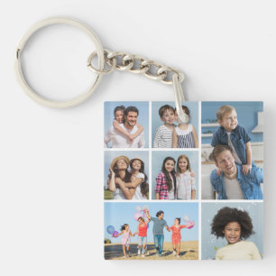 Creëer Uw eigen fotocollage 7 Sleutelhanger