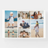 Creëer Uw eigen fotocollage 7 Spandoek (Horizontaal)