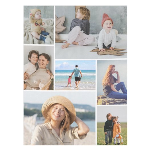 Creëer Uw eigen fotocollage 7 Tafelkleed (Voorkant)