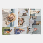 Creëer Uw eigen fotocollage 7 Theedoek (Horizontaal)