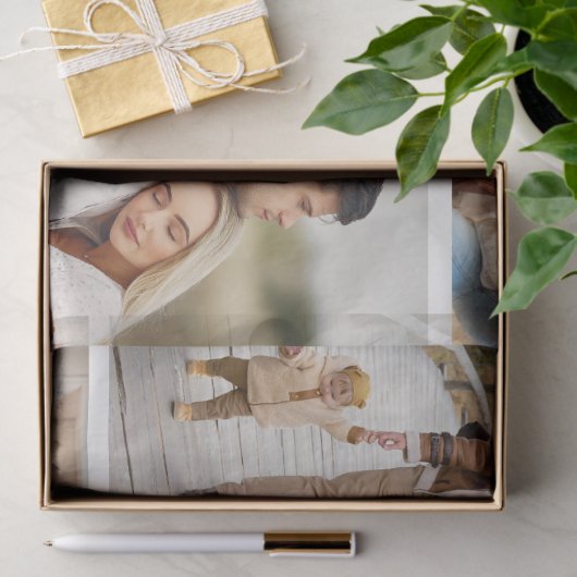 Creëer Uw eigen fotocollage 7 Tissuepapier (Geschenk)