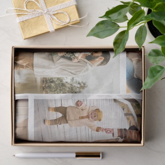 Creëer Uw eigen fotocollage 7 Tissuepapier (Geschenk)