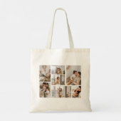 Creëer Uw eigen fotocollage 7 Tote Bag (Achterkant)
