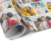 Creëer Uw eigen fotocollage 8 Cadeaupapier (Rol Hoek)