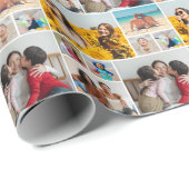 Creëer Uw eigen fotocollage 8 Cadeaupapier (Rol Hoek)