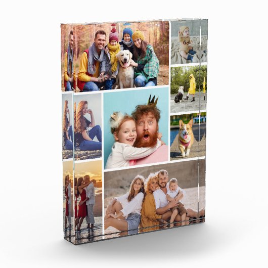 Creëer Uw eigen fotocollage 8 Fotoblokken (Links)