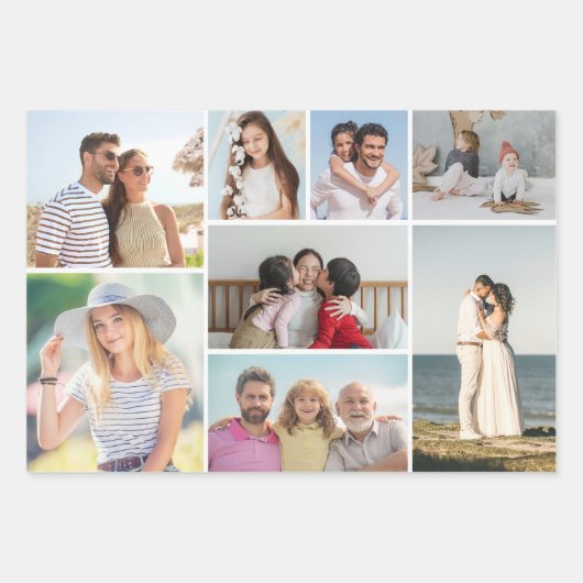 Creëer Uw eigen fotocollage 8 Inpakpapier Vel (Voorkant 2)