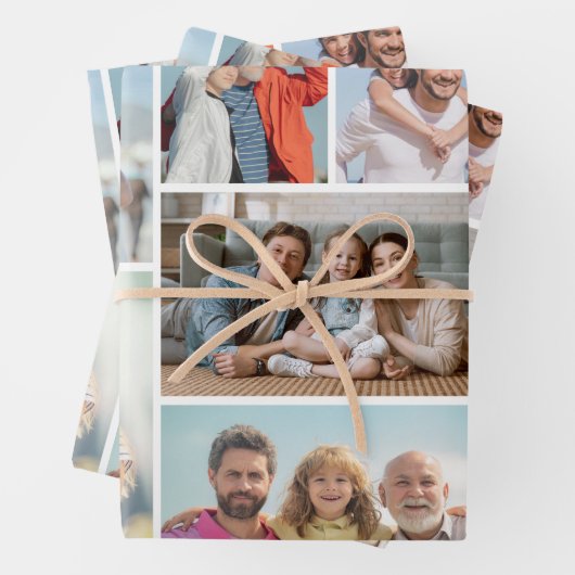 Creëer Uw eigen fotocollage 8 Inpakpapier Vel (In situ)