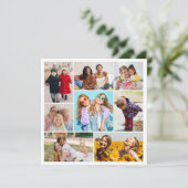 Creëer Uw eigen fotocollage 8 Kaart (Staand voorkant)