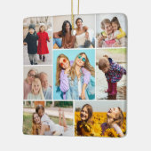 Creëer Uw eigen fotocollage 8 Keramisch Ornament (Links)