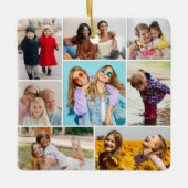 Creëer Uw eigen fotocollage 8 Keramisch Ornament (Voorkant)