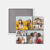 Creëer Uw eigen fotocollage 8 Magneet (Voorkant / Achterkant)