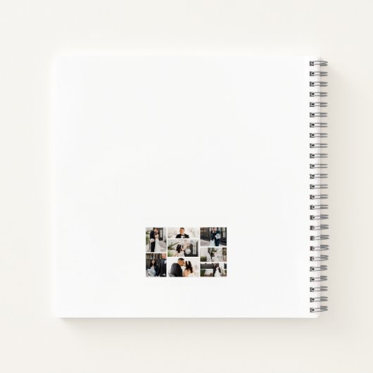 Creëer Uw eigen fotocollage 8 Notitieboek (Achterkant)