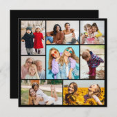 Creëer Uw eigen fotocollage 8 Notitiekaartje (Voorkant / Achterkant)
