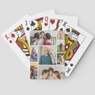 Creëer Uw eigen fotocollage 8 Pokerkaarten
