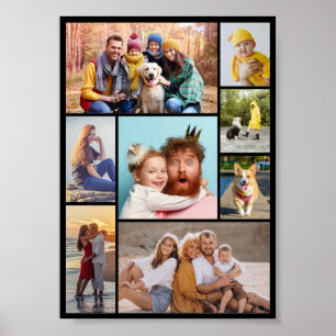 Creëer Uw eigen fotocollage 8 Poster