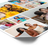 Creëer Uw eigen fotocollage 8 Poster (Hoek)