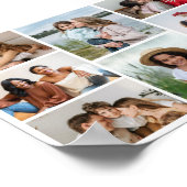 Creëer Uw eigen fotocollage 8 Poster (Hoek)