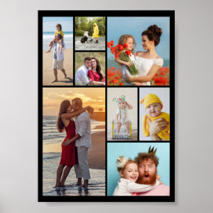 Creëer Uw eigen fotocollage 8 Poster