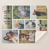 Creëer Uw eigen fotocollage 8 Sherpa Deken (Voorkant (horizontaal))