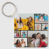 Creëer Uw eigen fotocollage 8 Sleutelhanger (Voorkant)