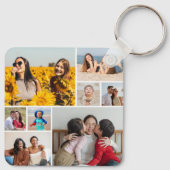 Creëer Uw eigen fotocollage 8 Sleutelhanger (Achterkant)